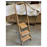 Folding Wood Look Step Stool