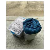 Blue Sleeping Bag & Linens Comforter in Tote