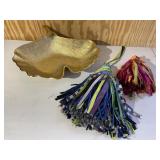 Gold Bowl & Home Decor