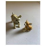 Small Jeweled Dog Trinket Pill Boxes Pair of 2