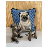 Pug Dog Pillow & Other Dog Decor