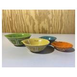 Set of 4 Colorful Measuring Bowls