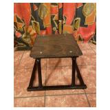 Small Novelty Table Plant Stand Black Base