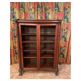 Nice Quality Wood Bookcase Vintage