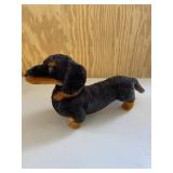 Black & Tan Stuffed Dachshund Toy Puppy Dog