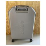 DKNY Travel Grey Rolling Suitcase Hard Sided