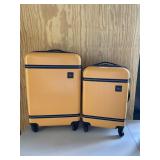 Yellow Skyway Rolling Suitcases Set of 2