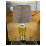Yellow Glass Modern Art Lamp