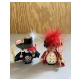 Set of 2 Steinbach German Christmas Ornaments