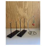 Set of 3 Metal Display Stands