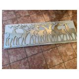 Large Metal Deer Wall Decor