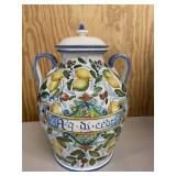 Large Tuscan Style Urn Fruit Accent