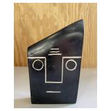 Black Abstract Art Face Stature Decor