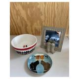 Dog Bowl & Decor Group of 3