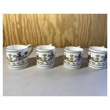 Wedgewood Hunting Scenes Coffee Cup Set of 4