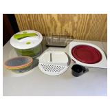 Salad Spinner Strainer Slicer Etc Lot