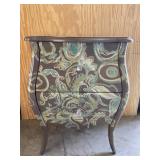 Brown Turquoise Accent Table Night Stand