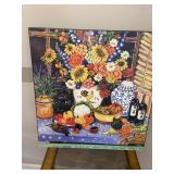 Flowers & Fruit Large Wall Art Print