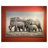 Family of Elephants Extra Large Wall Art Print