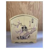 Small 2 Door Wooden Chinese Storage Box