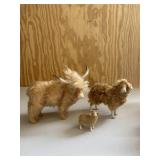 Family of 3 Highland Cow Small Figurines