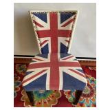 Red White & Blue Union Jack Chair