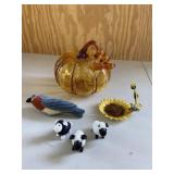 Home Decor Lot Inc Glass Pumpkin