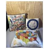Group of 3 Travel Pillows Inc My Ole KY Home