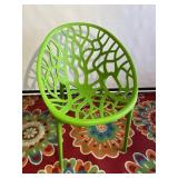 Bright Green Fun Plastic Indoor/Outdoor Chair