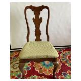 Queen Anne Style Cherry Wood Chair