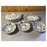 Wedgewood Hunting Scenes Bowls & Covered Dish Set