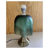 Unusual Art Lamp Green Shade