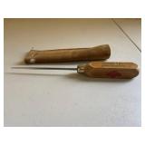 Evansville Indiana Advertising Ice Pick Vintage