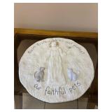 Round St Francis Pets Stepping Stone