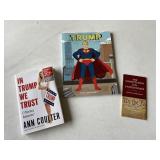 President Donald Trump Coloring Book & 2 Others