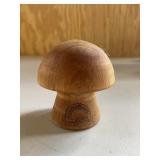 Small Decorative Wooden Mushroom