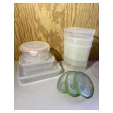 Plastic Storage Containers Group Lot