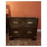 Pair of 2 Nice Wood Night Stand End Tables