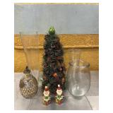 Christmas Decor Vases Whiskey Decanter Etc