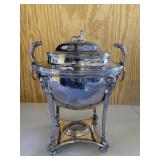 Vintage Large Silver Tone Coffee Hot Water Urn