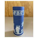 Wedgewood Blue & White Vase Made in England