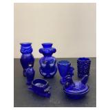 Cobalt Blue Glassware Inc Mini Hen On Nest