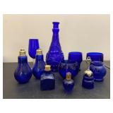 Cobalt Blue Decanter & Other Blue Glassware