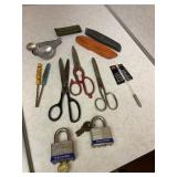 Scissors Utility Knives Master Locks Etc