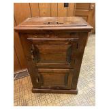 Vintage Wooden Ice Chest Storage Box