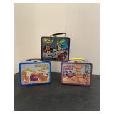 Group of 3 Vintage Metal Lunchboxes Inc Batman