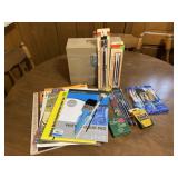 Art Supplies Paint Brushes Paper Chalk Etc