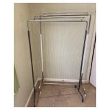 Set of 2 Metal Clothes Hanging Storage Racks