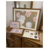 White Cat Framed Print & Other Home Decor