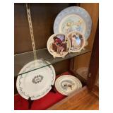Group of 5 Collectors Plates Inc Mother & Child